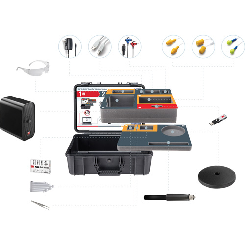 Syst&egrave;me de validation double pour les oreilles E-A-Rfit de 3M Infinity Industrial Services Inc.