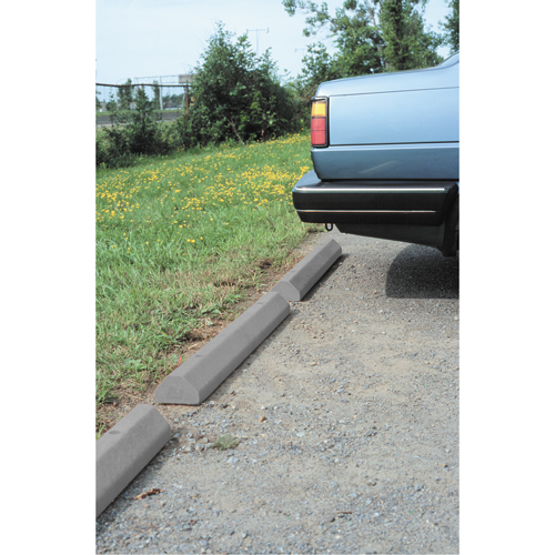 Car Stops, Plastic, 6' L, Grey Infinity Industrial Services Inc.