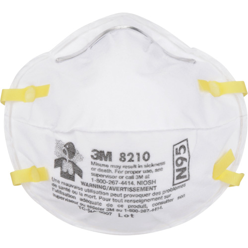 Respirateurs contre les particules 8210, N95, Certifi&eacute; NIOSH Infinity Industrial Services Inc.