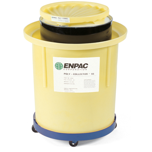 Poly-Collector 66 with Steel Drum, 32.5" dia. x 42" H, 70 US gal. Spill Cap. Infinity Industrial Services Inc.