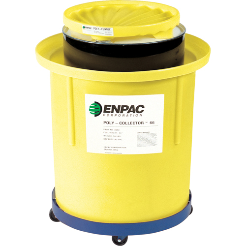 Poly-Collector 110 with Steel Drum, 31.75" dia. x 49" H, 103 US gal. Spill Cap. Infinity Industrial Services Inc.