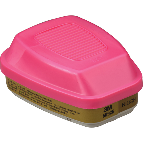 6000 Series Respirator Cartridges, Gas/Vapour Cartridge, Multi-Gas/Vapour/P100 Infinity Industrial Services Inc.