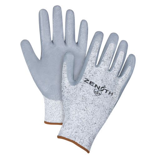 Gants &eacute;lastiques sans coutures r&eacute;sistants &agrave; la coupe, Taille Grand/9, Calibre 13, Rev&ecirc;tement Nitrile, Enveloppe en PEHP, ANSI/ISEA 105 niveau 2/EN 388 niveau 3 Infinity Industrial Services Inc.