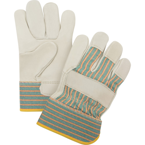 Abrasion-Resistant Fitter's Gloves, Medium, Grain Cowhide Palm Infinity Industrial Services Inc.