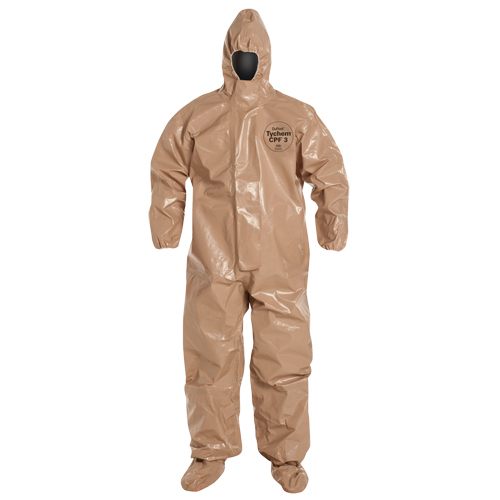 Combinaison de protection Tychem 5000 avec capuchon, Petit, Brun Infinity Industrial Services Inc.