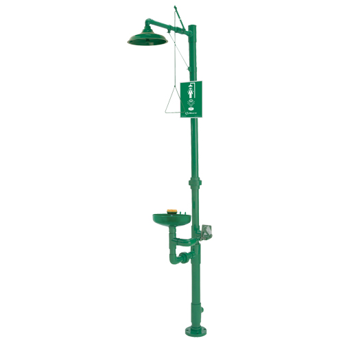 Combinaisons de douche oculaire/faciale & douche d'urgence, Socle Infinity Industrial Services Inc.