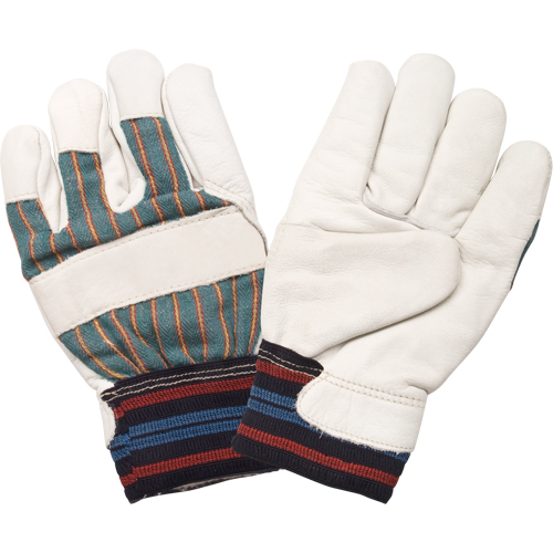 Gant pour le travail doubl&eacute;s pour l'hiver r&eacute;sistant &agrave; l'abrasion, Grand, Paume en Cuir fleur de vache, Doublure en Molleton de coton Infinity Industrial Services Inc.