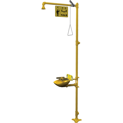 Combinaison de douche d'urgence & douche oculaire Halo Infinity Industrial Services Inc.