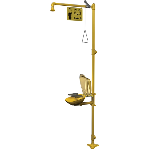 Halo Combination Emergency Shower & Eyewash Station Infinity Industrial Services Inc.