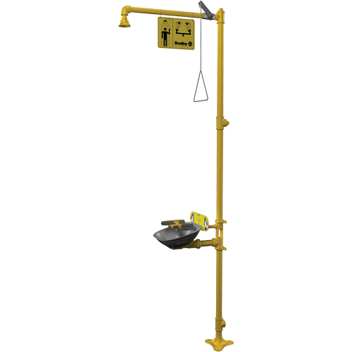 Combinaison de douche d'urgence & douche oculaire Halo Infinity Industrial Services Inc.
