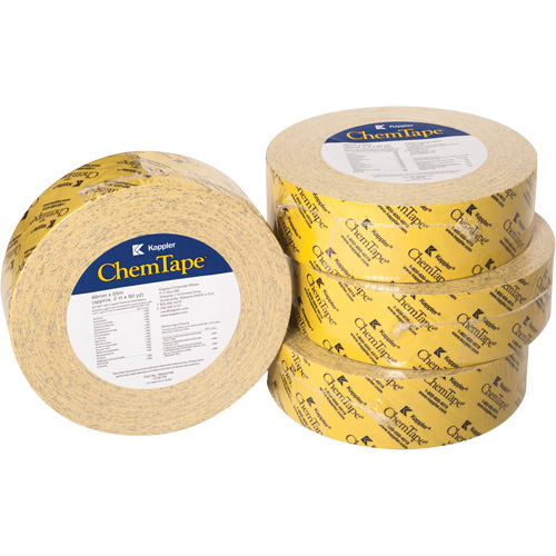 ChemTape&reg; Chemical-Resistant Tape, 50.8 mm (2") x 50 m (164'), Yellow Infinity Industrial Services Inc.