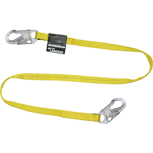 Longe en toile &agrave; sangle Miller, 1 branches, 6', Classe CSA B, Polyester Infinity Industrial Services Inc.