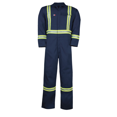 Combinaison non doubl&eacute;e Westex UltraSoft, Taille 34/36, Bleu marine, 12,4 cal/cm2 Infinity Industrial Services Inc.