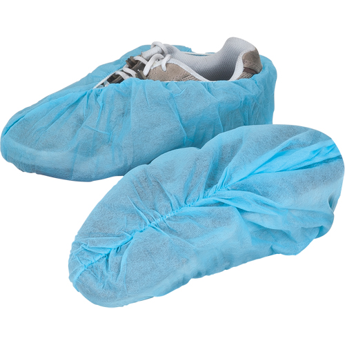 Couvre-chaussures, Grand, Polypropyl&egrave;ne, Bleu Infinity Industrial Services Inc.