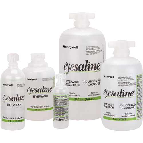 Bouteilles de solution saline pour douche oculaire, Bouteille Plein, 32 oz Infinity Industrial Services Inc.