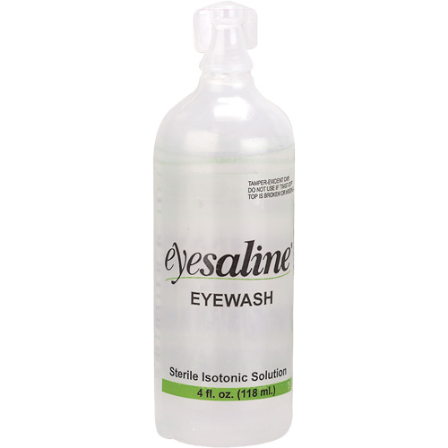 Saline Eyewash Bottles, Full Bottle, 4 oz. Infinity Industrial Services Inc.