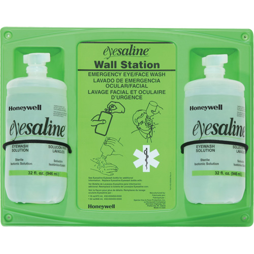 Saline Eyewash Wall Station, Double Infinity Industrial Services Inc.