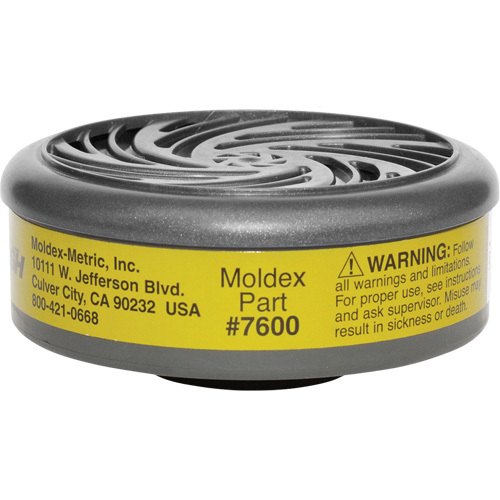 Filtres pour respirateur s&eacute;rie 7000/9000, Cartouche gaz/vapeur, Gaz multiples/Vapeur organique Infinity Industrial Services Inc.