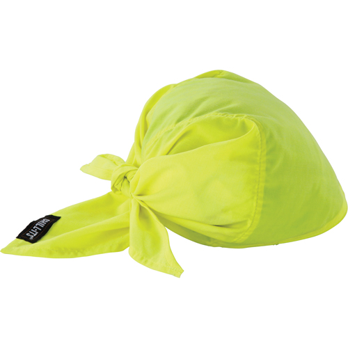 Chill-Its&reg; 6710CT Cooling Triangle Hats, High Visibility Lime-Yellow Infinity Industrial Services Inc.