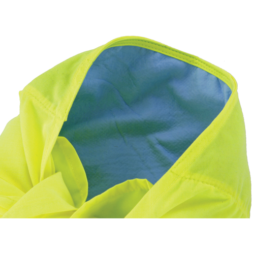 Chill-Its&reg; 6710CT Cooling Triangle Hats, High Visibility Lime-Yellow Infinity Industrial Services Inc.