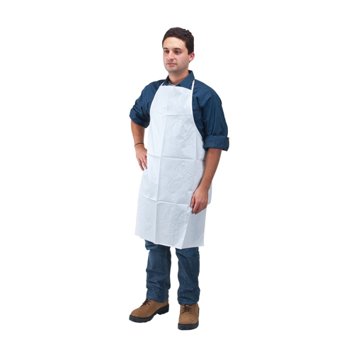 V&ecirc;tements de protection microporeux, Microporeux/Polypropyl&egrave;ne, Blanc, 28" la x 36" lo Infinity Industrial Services Inc.