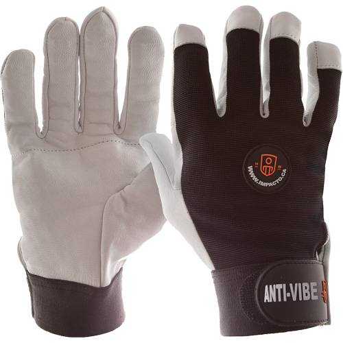 Anti-Vibration Air Glove&reg;, Size Medium, Pearl Leather Palm Infinity Industrial Services Inc.