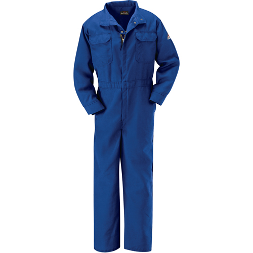 Combinaisons de premi&egrave;re qualit&eacute; r&eacute;sistantes aux flammes, Taille 38, Bleu royal, 5,1 cal/cm² Infinity Industrial Services Inc.