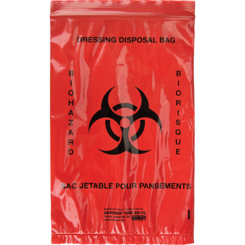 Hazardous Waste Bags, Infectious Waste, 9" L x 6" W Infinity Industrial Services Inc.