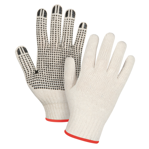 Gants tricot&eacute;s de poids lourd, Poly/coton, Un c&ocirc;t&eacute;, Calibre 7, Petit Infinity Industrial Services Inc.