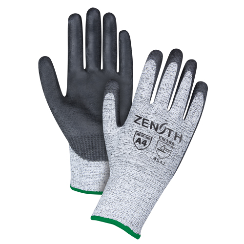 Gants &eacute;lastiques sans coutures r&eacute;sistants &agrave; la coupe, Taille Moyen/8, Calibre 13, Rev&ecirc;tement Polyur&eacute;thane, Enveloppe en PEHP, ANSI/ISEA 105 niveau 4/EN 388 niveau 5 Infinity Industrial Services Inc.