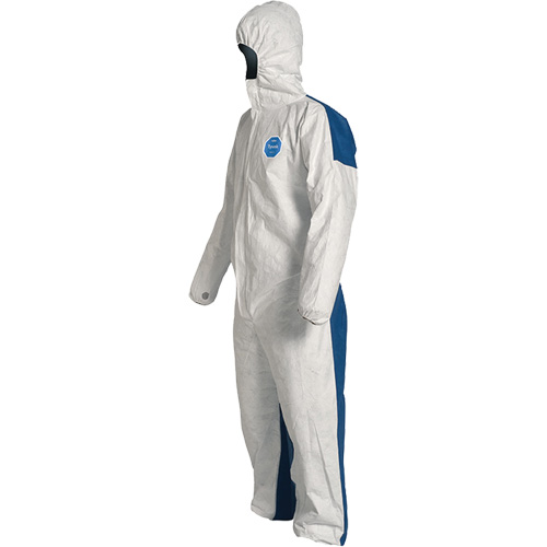 Hooded Coveralls, 2X-Large, Blue/White, Tyvek&reg; 400 D Infinity Industrial Services Inc.