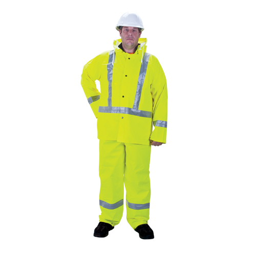 Imperm&eacute;able pour la circulation de premi&egrave;re qualit&eacute; RZ900, Polyester, Petit, Jaune lime haute visibilit&eacute; Infinity Industrial Services Inc.