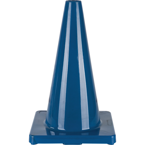 C&ocirc;ne de couleur pour la signalisation, 18", Bleu Infinity Industrial Services Inc.