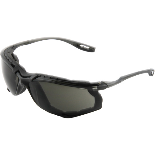 Lunettes de s&eacute;curit&eacute; avec joint en mousse Virtua, Lentille Grise/fum&eacute;e, Antibu&eacute;e, ANSI Z87+/R&eacute;pond ou surpasse la norme CSA Z94.3 Infinity Industrial Services Inc.