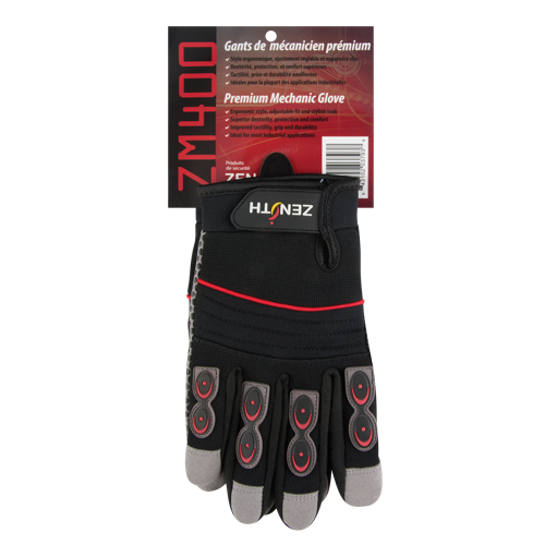 ZM400 Premium Mechanic's Gloves, Synthetic Palm, Size Medium Infinity Industrial Services Inc.