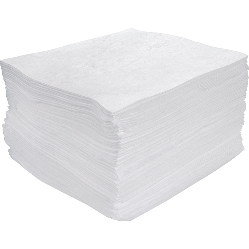Premium Meltblown Sorbent Pads, Oil Only, 15" x 17", 30 gal. Absorbancy Infinity Industrial Services Inc.