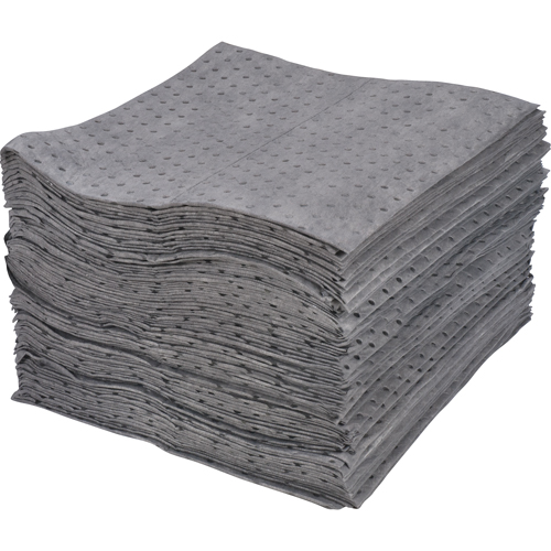 Premium Laminated (SMS) Sorbent Pads, Universal, 15" x 17", 25 gal. Absorbancy Infinity Industrial Services Inc.