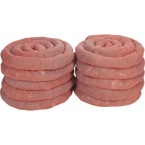 Sorbents Socks, Hazmat, 45 gal. Absorbancy, 3" W x 10' L, Pack of 10 Infinity Industrial Services Inc.