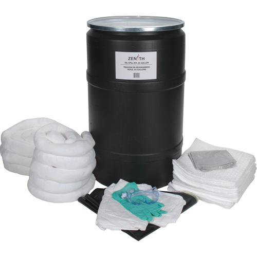 Premium Spill Kit, Oil Only, Drum, 55 US gal. Absorbancy Infinity Industrial Services Inc.
