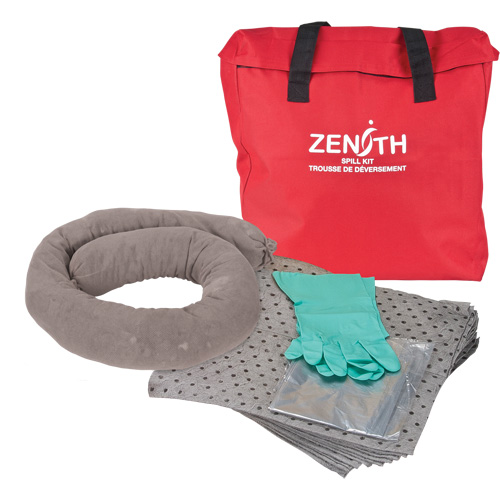 Trousse &eacute;conomique de lutte contre les d&eacute;versements, Universel, Sac, Absorbance de 5 gal. US Infinity Industrial Services Inc.