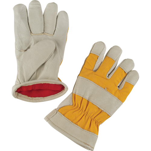 Gants de travail doubl&eacute;s pour l'hiver de premi&egrave;re qualit&eacute;, 2T-Grand, Paume en Cuir fleur de porc, Doublure en Molleton de mousse Infinity Industrial Services Inc.