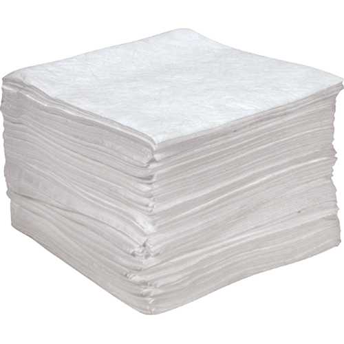 Premium Anti Static Sorbent Pads, Oil Only, 15" x 18", 25 gal. Absorbancy Infinity Industrial Services Inc.