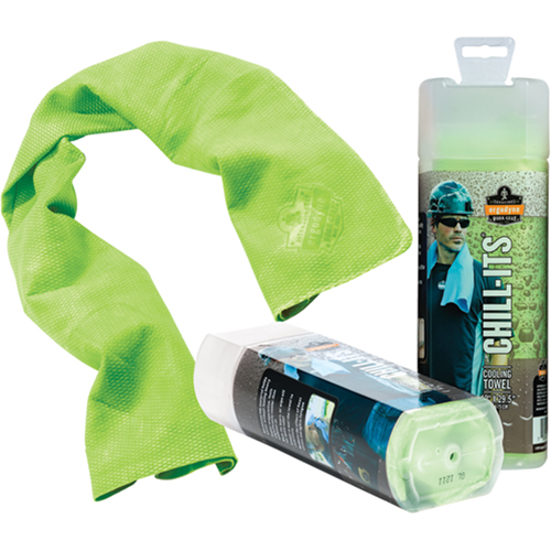 Serviettes de refroidissement 6602 Chill-Its, Lime haute visibilit&eacute; Infinity Industrial Services Inc.