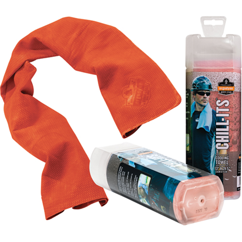 Serviettes de refroidissement 6602 Chill-Its, Orange haute visibilit&eacute; Infinity Industrial Services Inc.