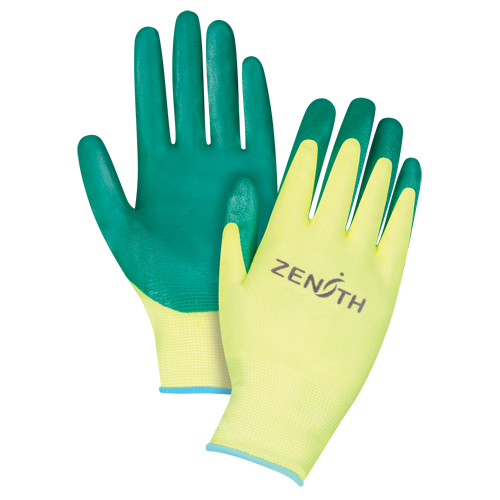 Gants de premi&egrave;re qualit&eacute; ZX-3, 10/T-Grand, R&ecirc;vetement Nitrile, Calibre 15, Enveloppe en Nylon Infinity Industrial Services Inc.
