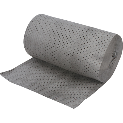 Industrial-Grade Fine Fibre Sorbent Rolls, Heavyweight, 150' L x 30" W, 70 gal. Absorbancy Infinity Industrial Services Inc.