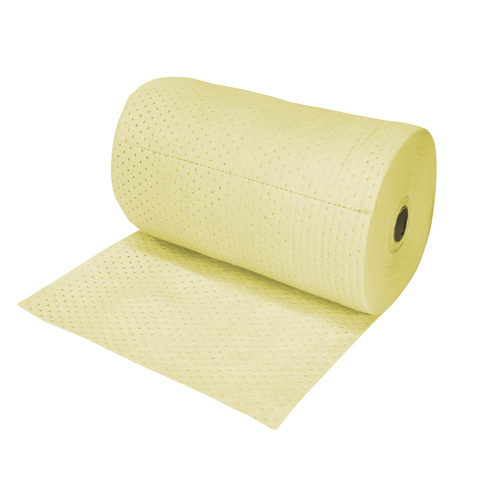Industrial-Grade Fine Fibre Sorbent Rolls, Heavyweight, 150' L x 30" W, 70 gal. Absorbancy Infinity Industrial Services Inc.