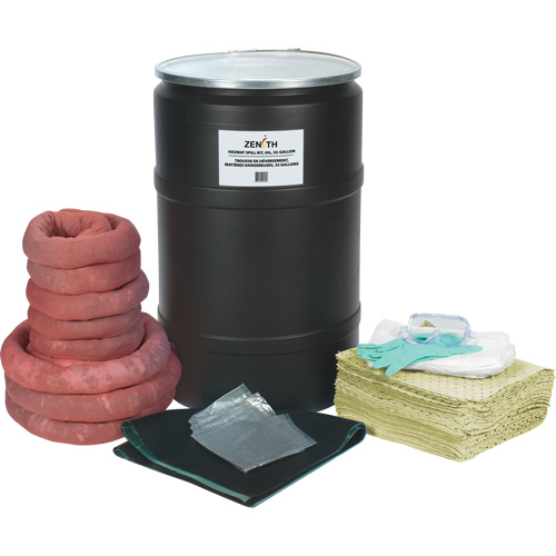 Spill Kit, Hazmat, Drum, 55 US gal. Absorbancy Infinity Industrial Services Inc.