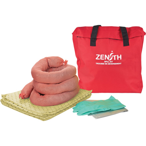 Trousse &eacute;conomique de lutte contre les d&eacute;versements, Mati&egrave;res dangereuses, Sac, Absorbance de 5 gal. US Infinity Industrial Services Inc.