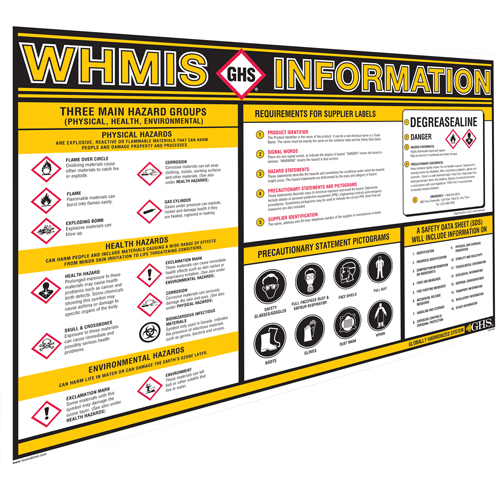 GHS Information Wall Charts Infinity Industrial Services Inc.